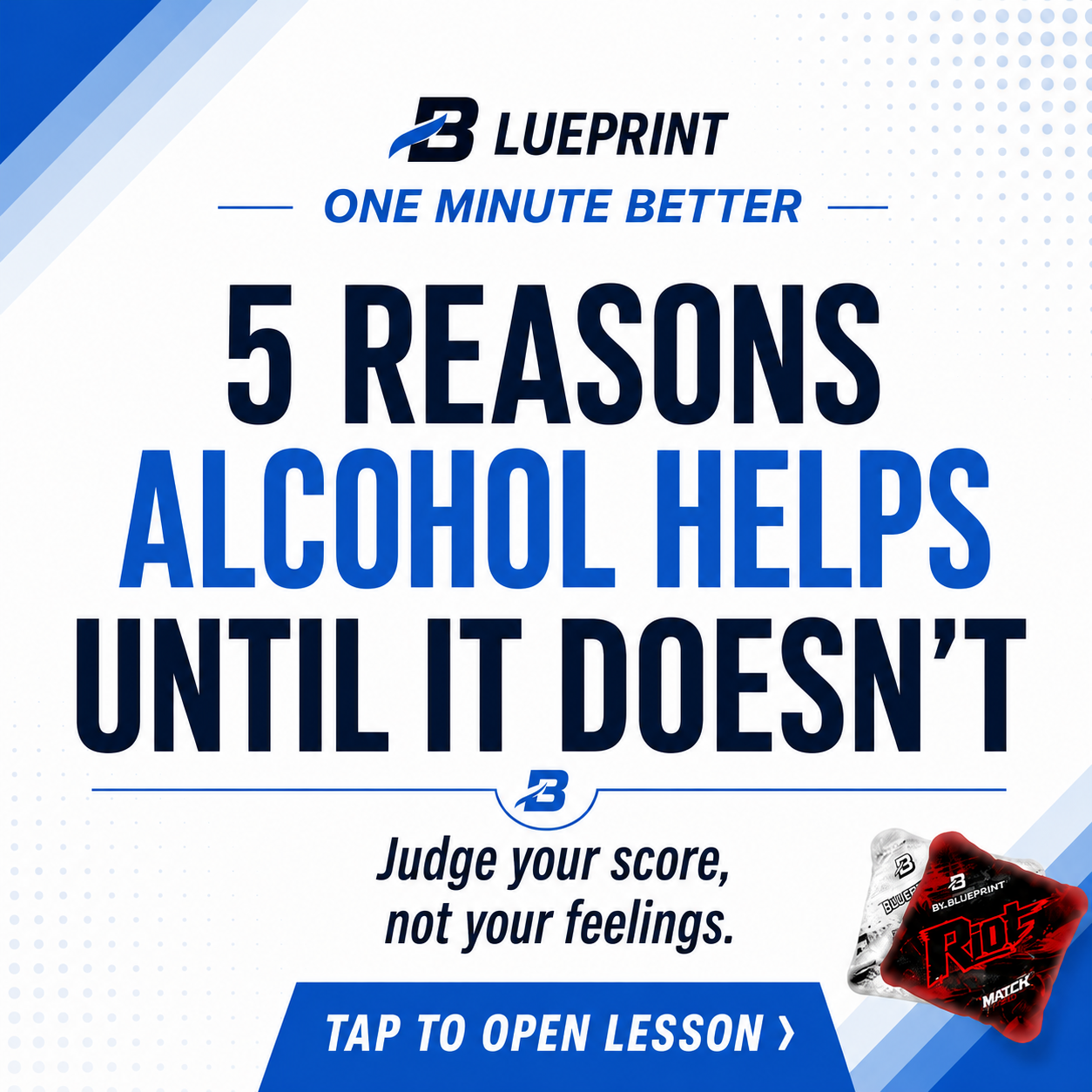 One Minute Better - Alcohol Helps Until It Doesn't